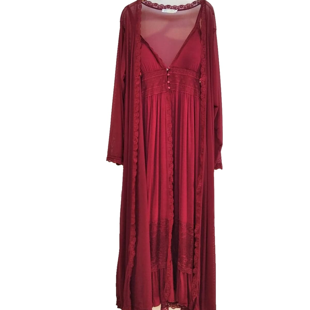 Caprisious Long fairy skirt French court dress Sleepwear