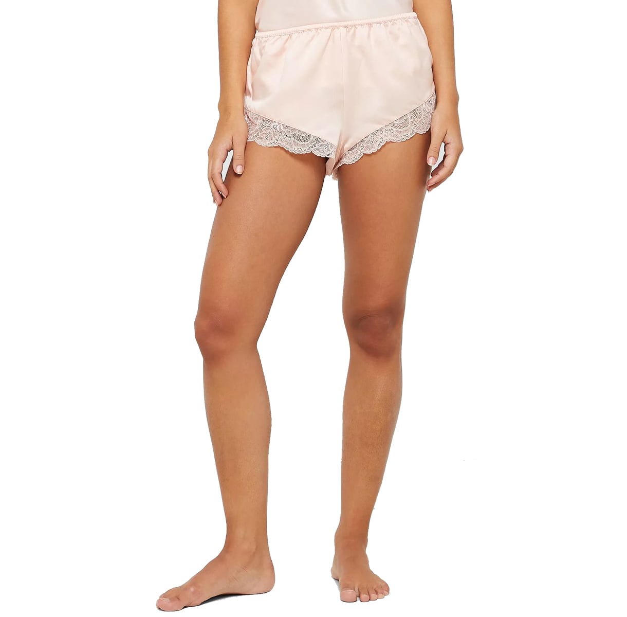 Satin Lace Trim Pajama Sets image 3