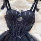 Elegant Lace Corset Dress with Adjustable Straps and Matching Bottoms image 1